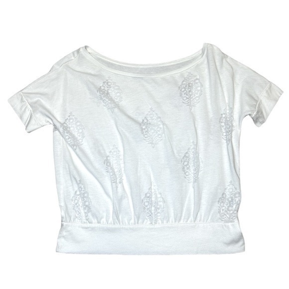 WOMENS AMERICAN EAGLE OUTFITTERS WHITE IVORY BLOUSE, SIZE S - Picture 1 of 4